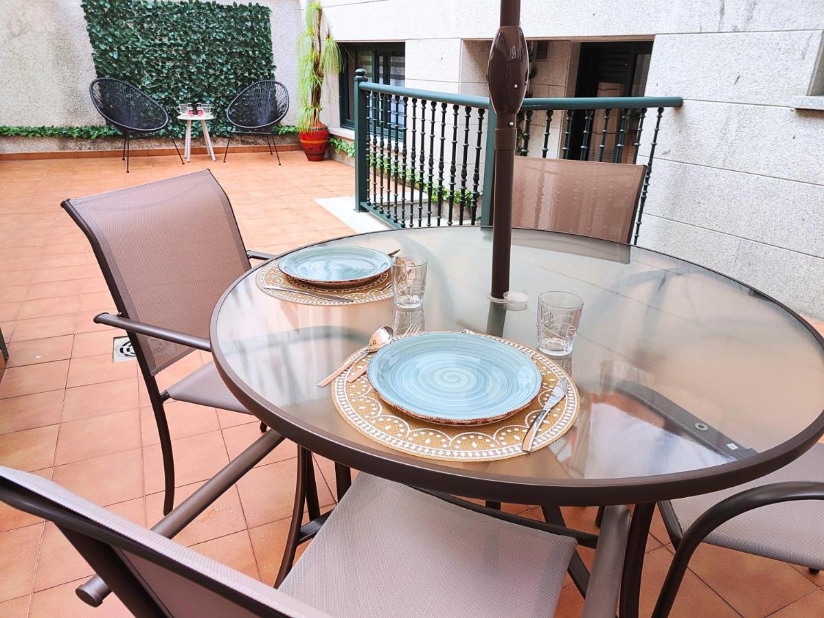 Bonito Apto Petfriendly Con Gran Terraza Y Parking Ideal Para Teletrabajar Vigo Exterior foto