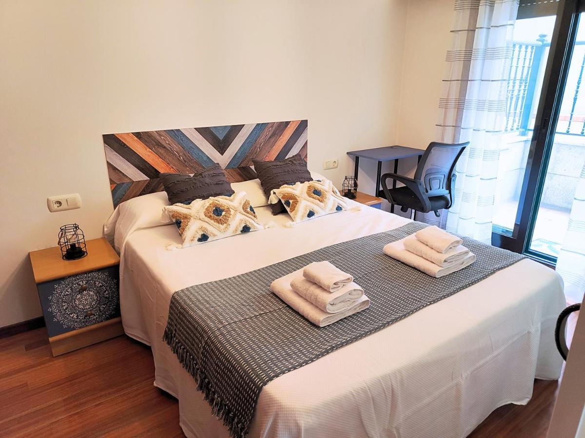 Bonito Apto Petfriendly Con Gran Terraza Y Parking Ideal Para Teletrabajar Vigo Exterior foto